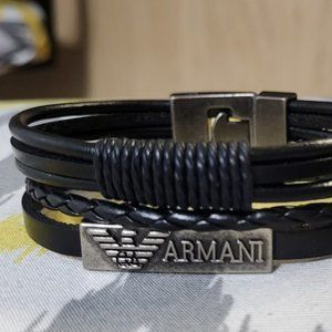 men's bracelet armani 21cm